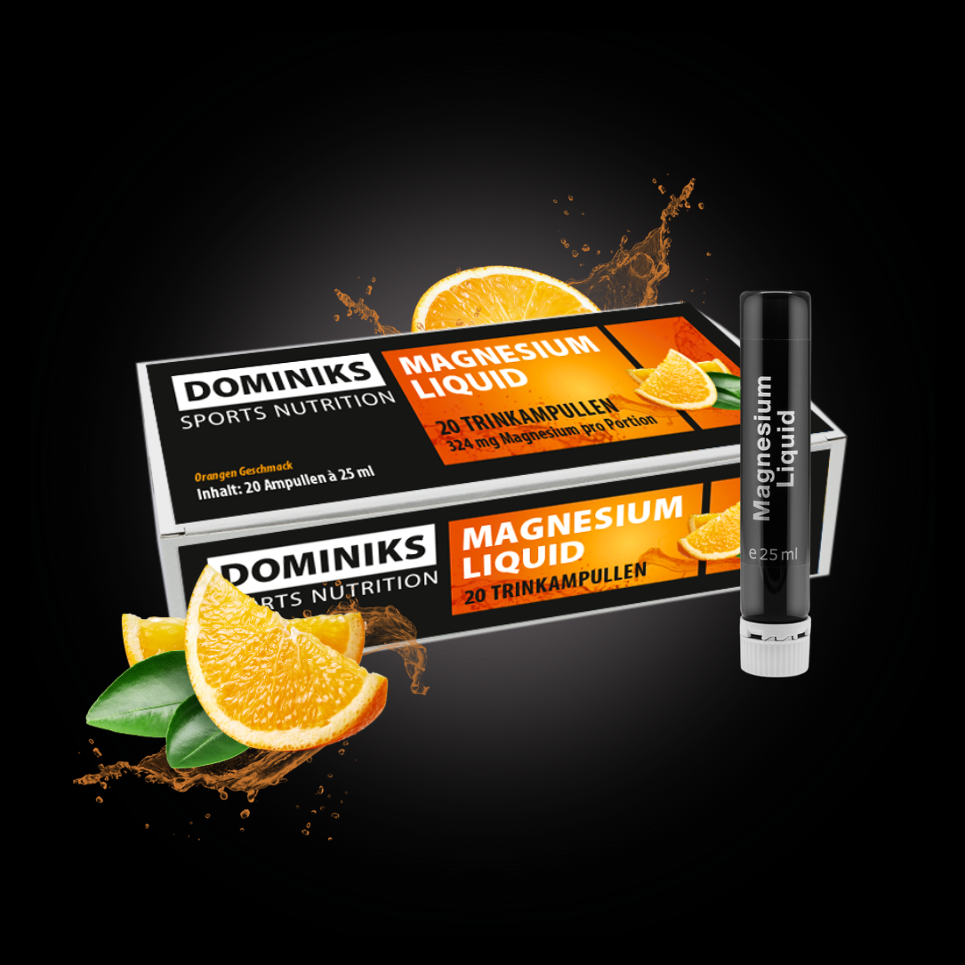 Dominiks Sportnahrung Magnesium Ampullen Orange Dominiks Sportnahrung Magnesium Ampullen Orange