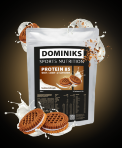 Dominiks Sportnahrung PROTEIN Pulver Cookies und Cream