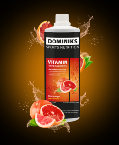 Dominiks Sportnahrung_ Vitamin Mineraldrinks Konzentrat Blutorange