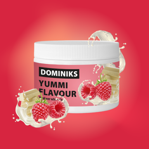 Dominiks Yummy Flavour - Himbeer white Choc